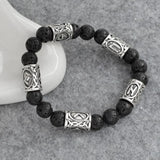 Silver Plated Essential Oil Healing Bracelet for Men