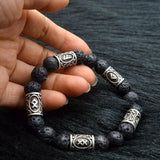 Silver Plated Essential Oil Healing Bracelet for Men