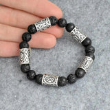Silver Plated Essential Oil Healing Bracelet for Men