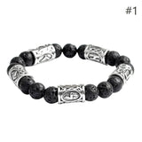 Silver Plated Essential Oil Healing Bracelet for Men