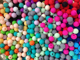 Silicone Beads, 10mm Round, Chewable BPA-Free