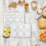 6 Holes Flower Cake Ice Cream Chocolate Mold Soap Bakeware Baking Dish