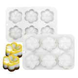 6 Holes Flower Cake Ice Cream Chocolate Mold Soap Bakeware Baking Dish