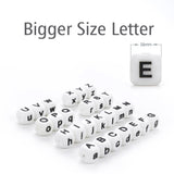Silicone Alphabet Beads 50pcs BPA-Free for Jewelry Making DIY Teething