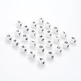 Silicone Alphabet Beads 50pcs BPA-Free for Jewelry Making DIY Teething