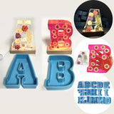Silicone Alphabet Molds Large Size Capital Letter Mold DIY Party Decoration