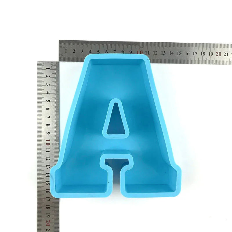 Silicone Alphabet Molds Large Size Capital Letter Mold DIY Party Decoration