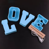 Silicone Alphabet Molds Large Size Capital Letter Mold DIY Party Decoration