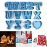 Silicone Alphabet Molds Large Size Capital Letter Mold DIY Party Decoration