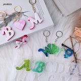 Alphabet Resin Molds Kit Silicone Mold Epoxy Casting Keychain Set