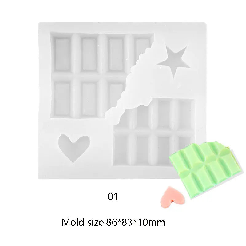 Silicone Baking Molds Chocolate Candy Desserts
