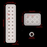Silicone Sphere Bead Mold with Holes for Jewelry Making
