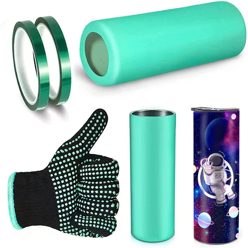 Silicone Bands for Sublimation Tumbler Blanks, Prevent Ghosting