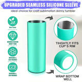 Silicone Bands for Sublimation Tumbler Blanks, Prevent Ghosting