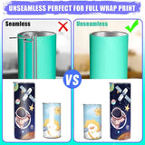 Silicone Bands for Sublimation Tumbler Blanks, Prevent Ghosting