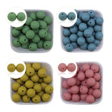 Silicone Bead 15mm 100pcs Eco-friendly Sensory Teething Necklace
