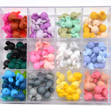 Silicone Beads Baby Teething Beads 20pcs Food Teether Jewelry Making
