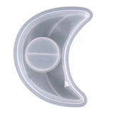 Silicone Candle Holder Storage Mold DIY Moon Crystal Epoxy Resin Casting Mold