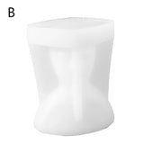 3D Human Face Silicone Candle Mold for Aromatherapy Candle Soap Making