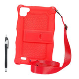 Silicone Case for Smile 1 8Inch Case Stand with Pen and Strap for Smile1(B)