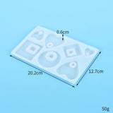 Silicone Casting Mods For DIY Resin Jewelry Pendants Earring