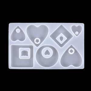 Silicone Casting Mods For DIY Resin Jewelry Pendants Earring