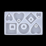 Silicone Casting Mods For DIY Resin Jewelry Pendants Earring