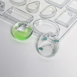 12 Shapes Silicone Casting Mold For Resin Jewelry Pendants