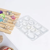 12 Shapes Silicone Casting Mold For Resin Jewelry Pendants