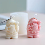 Santa Shaped Silicone Casting Mold for Baking Cakes