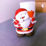 Santa Shaped Silicone Casting Mold for Baking Cakes