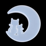 Silicone Casting Mould Cat Deer Moon Couple Resin Epoxy Mold