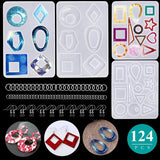 Silicone Casting Resin Molds & Accessories Set For Jewelry DIY Crafts