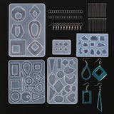 Silicone Casting Resin Molds & Accessories Set For Jewelry DIY Crafts