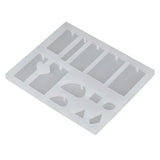 Silicone Casting Resin Molds Jewelry Pendants DIY Clay Epoxy 13 Shape Mold