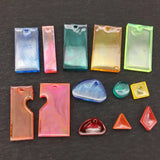 Silicone Casting Resin Molds Jewelry Pendants DIY Clay Epoxy 13 Shape Mold