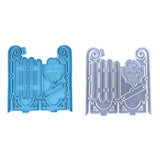 Silicone Christmas Ornament Mold, Santa Sled Wall Decor DIY Molds Set