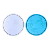 Small Koi Round-Shaped Jewelry Dish Silicone Coaster Mold