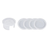 Silicone Coaster Molds Kit Epoxy Resin Coaster Mold DIY Crystal Epoxy Mould