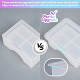 Silicone Coaster Molds Kit for Resin Casting DIY Crafts