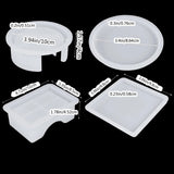 Silicone Coaster Molds Kit for Resin Casting DIY Crafts
