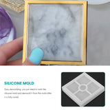 Silicone Coaster Molds Clear Epoxy Molds For Resin Casting