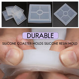 Silicone Coaster Molds Resin Mold for Casting