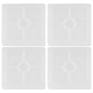 Silicone Coaster Molds Clear Epoxy Molds For Resin Casting