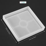 Silicone Coaster Molds Clear Epoxy Molds For Resin Casting