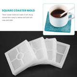 Silicone Coaster Molds Clear Epoxy Molds For Resin Casting