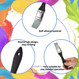 Wide Flat Silicone Paint Brush 1 Inches