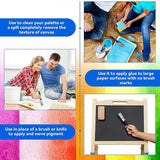 Wide Flat Silicone Paint Brush 1 Inches