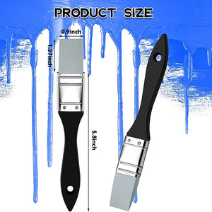 Wide Flat Silicone Paint Brush 1 Inches