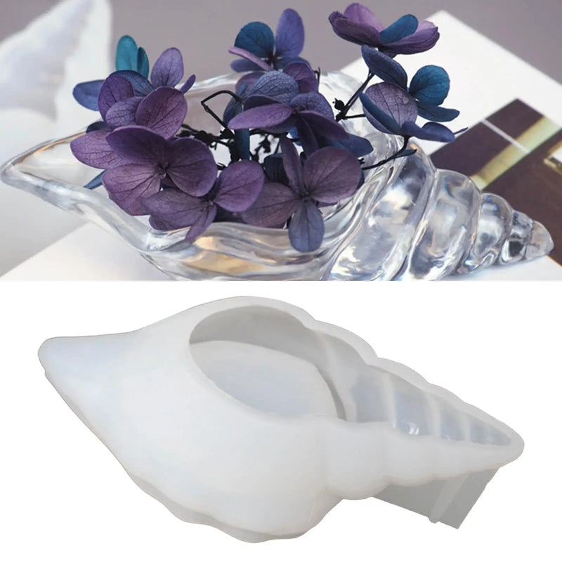 Silicone Conch Epoxy Resin Casting for Dishes Decor